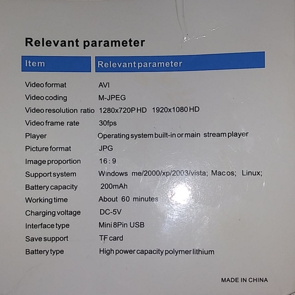 HD MiniDV sports camera - Picture 6 of 7